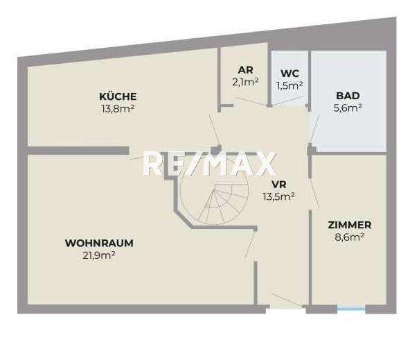 4-Zimmer-Maisonette mit Dachterrasse