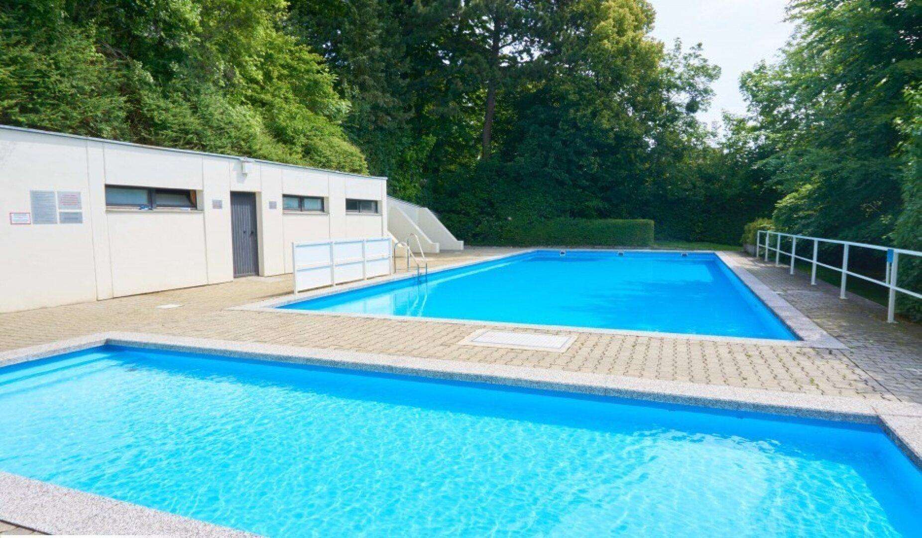 Helle Wohnung zu vermieten, Loggia, Schwimmbad, nahe dem Pötzleinsdorfer Schlosspark