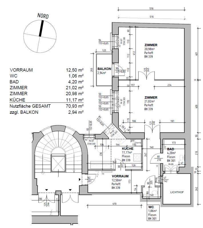 2-Zimmer-Wohnung mit Balkon nähe Schönbornpark