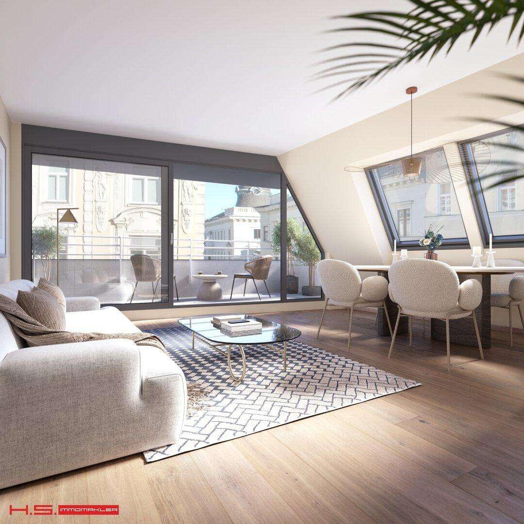 GRANDIOSE ERSTBEZÜGE - HIGH END in PERFEKTION - eine eindrucksvolle SYMBIOSE aus STIL und MODERNE - ab 35 bis 150m² - BALKONE LOGGIEN TERRASSEN