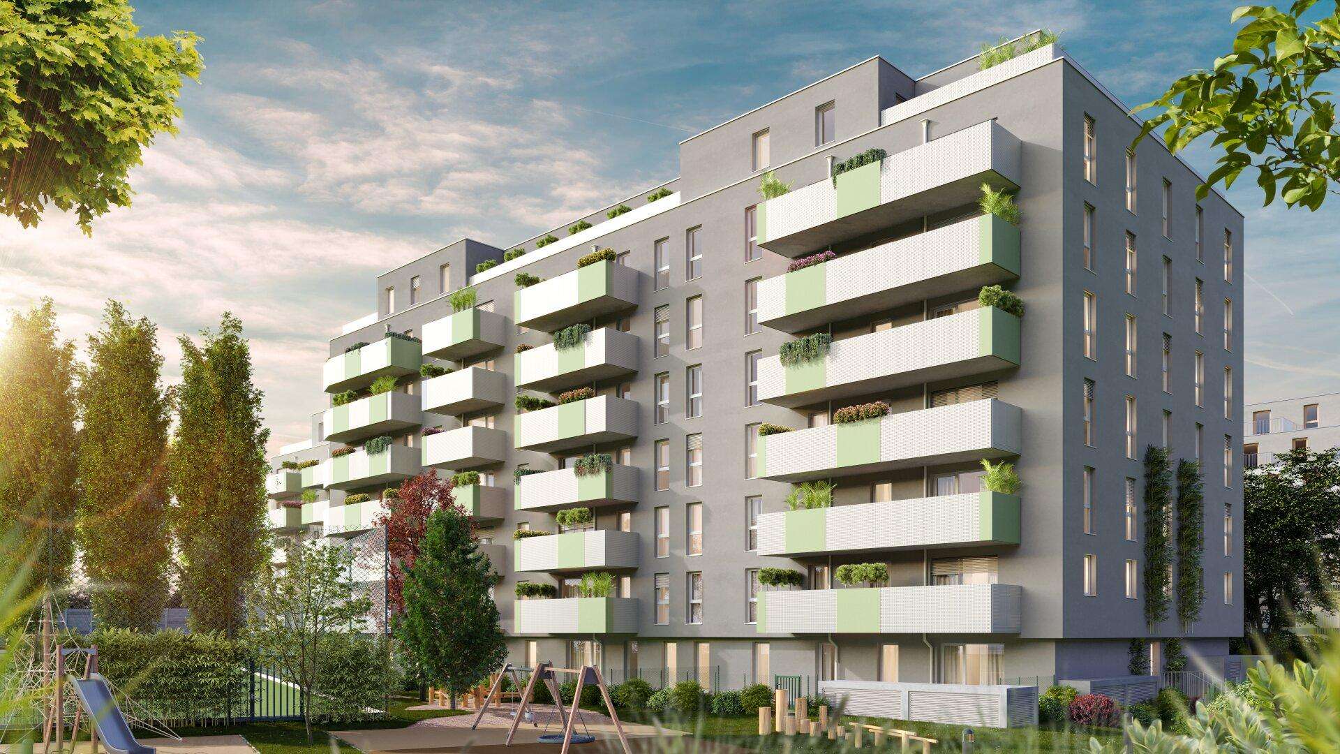 Gras. Green. Living. Grasbergergasse 15 - Modernes Wohnen in Top-Lage - Erstbezug in 1030 Wien!