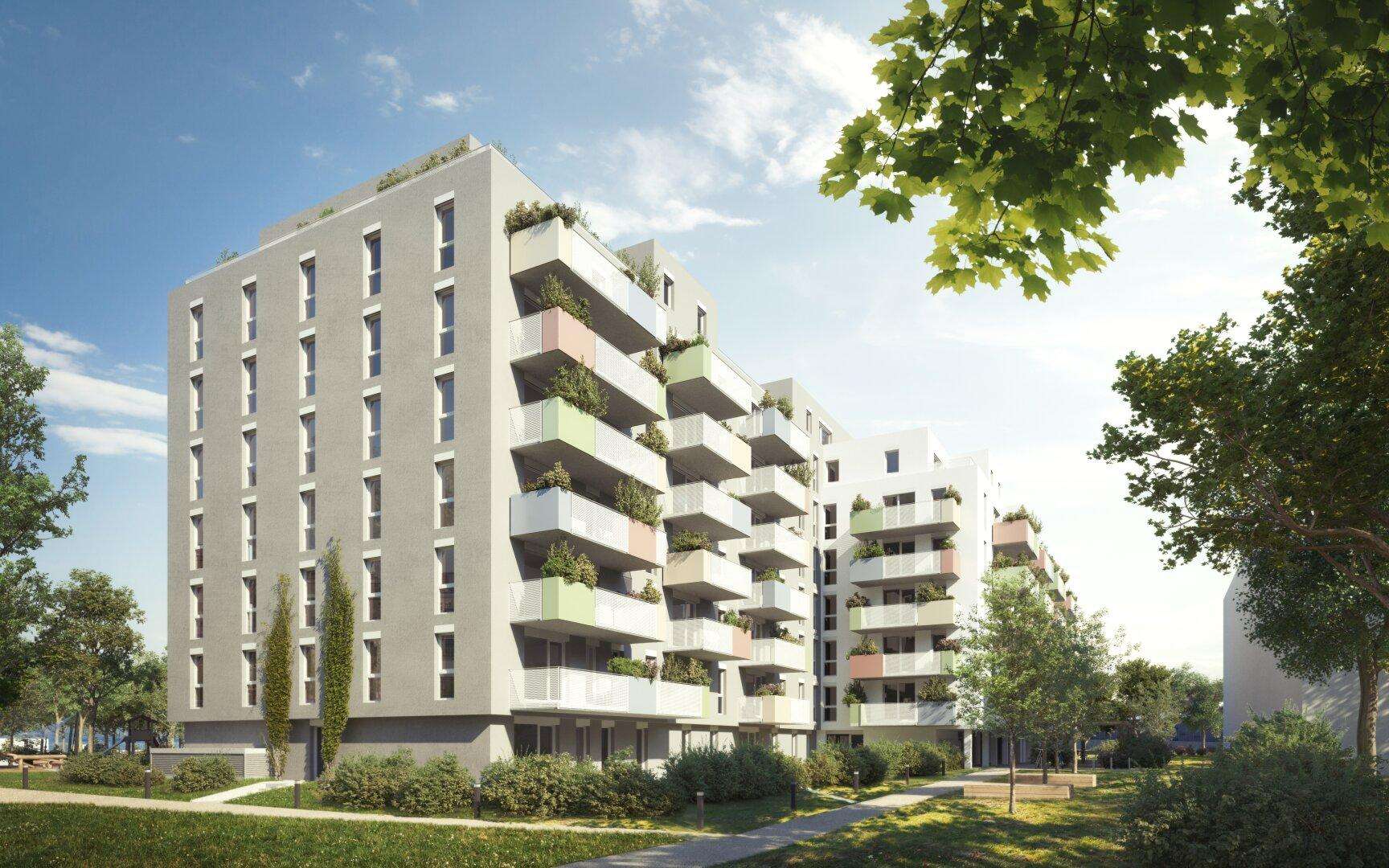 Gras. Green. Living. Grasbergergasse 15 - Modernes Wohnen in Top-Lage - Erstbezug in 1030 Wien!