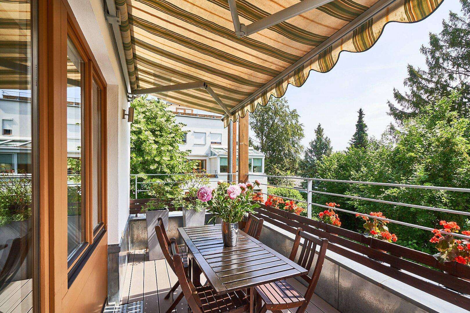 Panoramablick* Wienerwald* Charmante 4-Zimmer Maisonette mit Dachterrasse und Balkon*