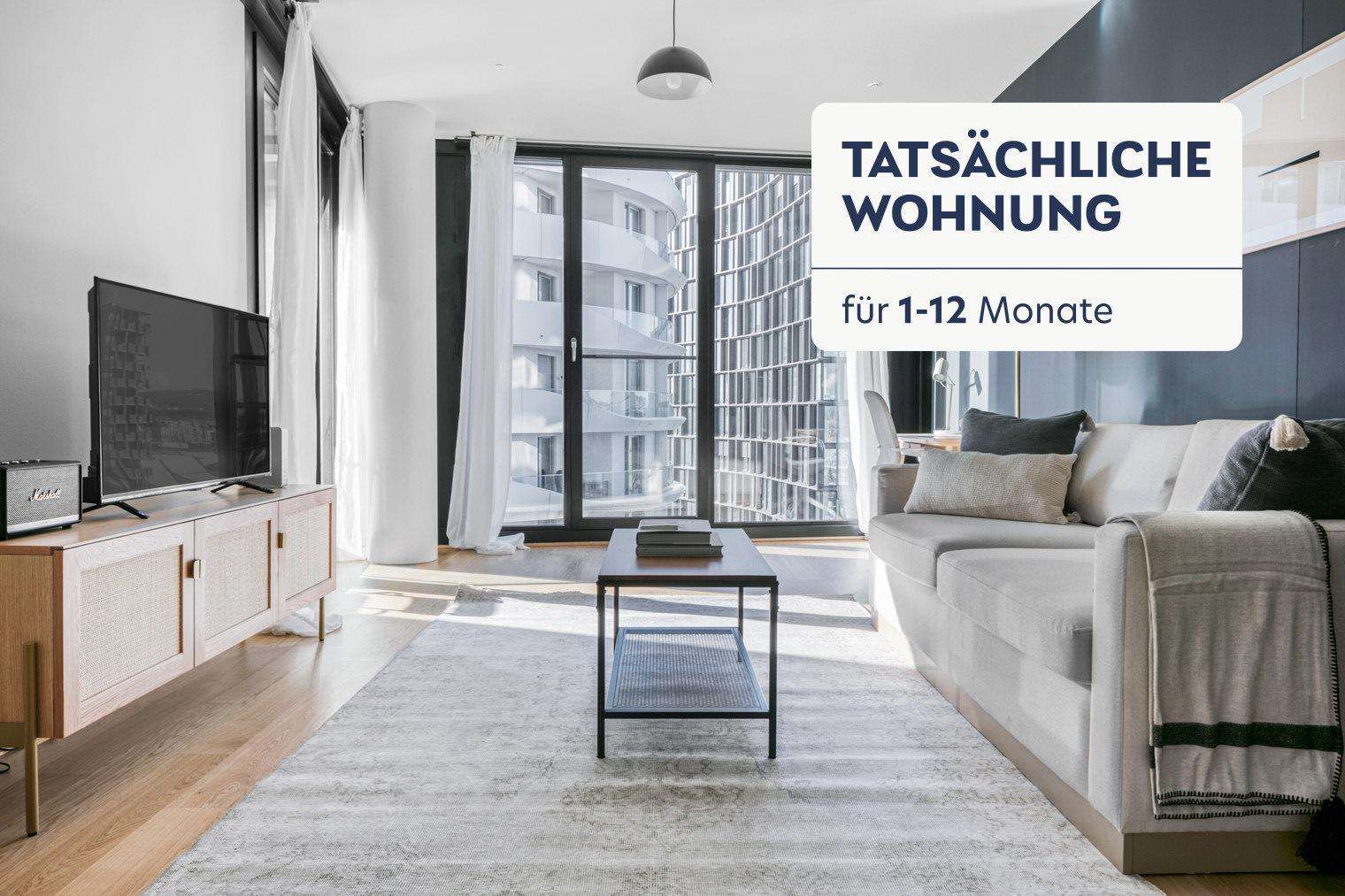 Traumblick über Wien, BelMain Tower mit Gym, Wellness & Lounge, 2 Zimmer + Balkon, 9. Stock, U-Bahn (VIE98)