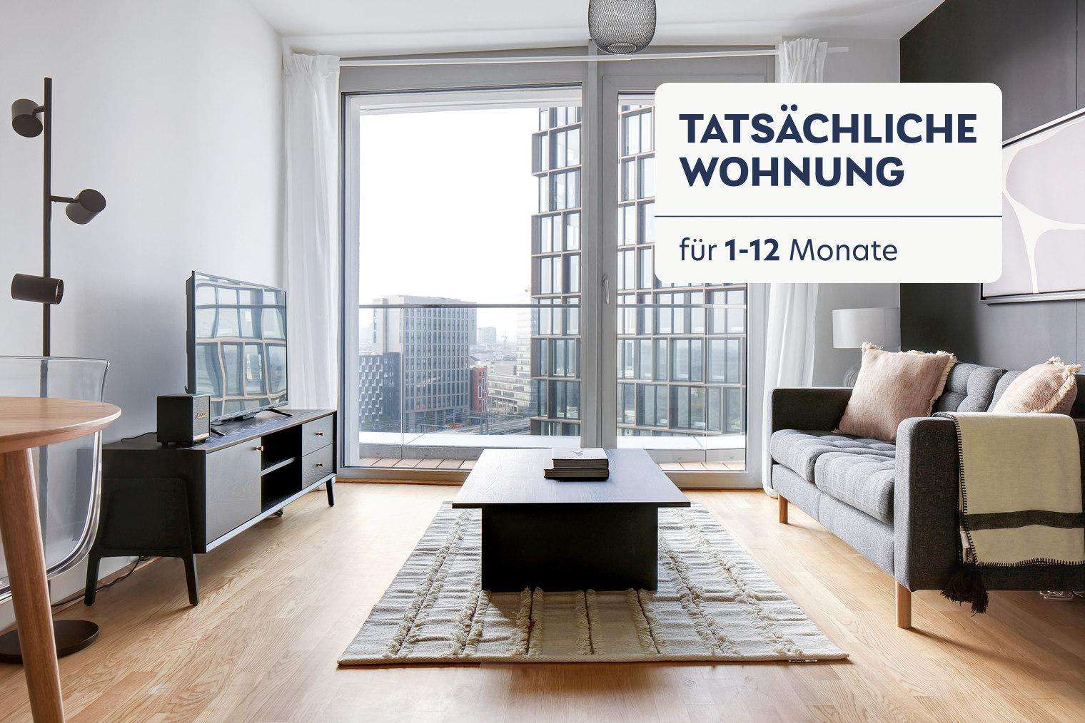 Traumblick über Wien, Belview Tower mit Gym, Wellness & Lounge, 2 Zimmer + Balkon, 12. Stock, U-Bahn (VIE73)