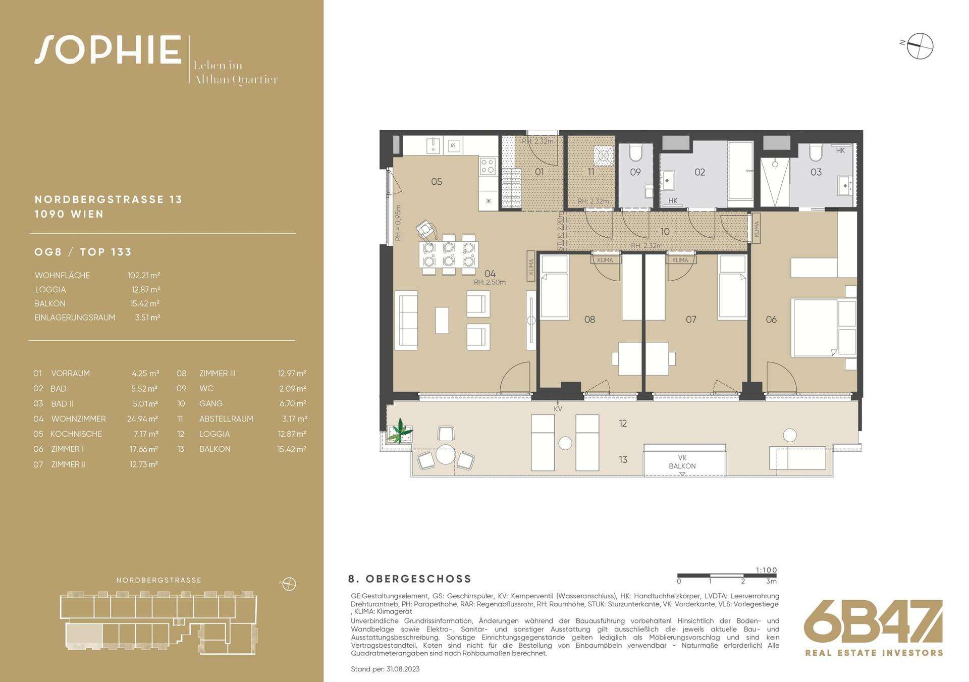 Geräumige und WG-taugliche 4-Zimmer-Neubauwohnung inkl. Abstellraum & mit Balkon - Nähe U4 Friedensbrücke