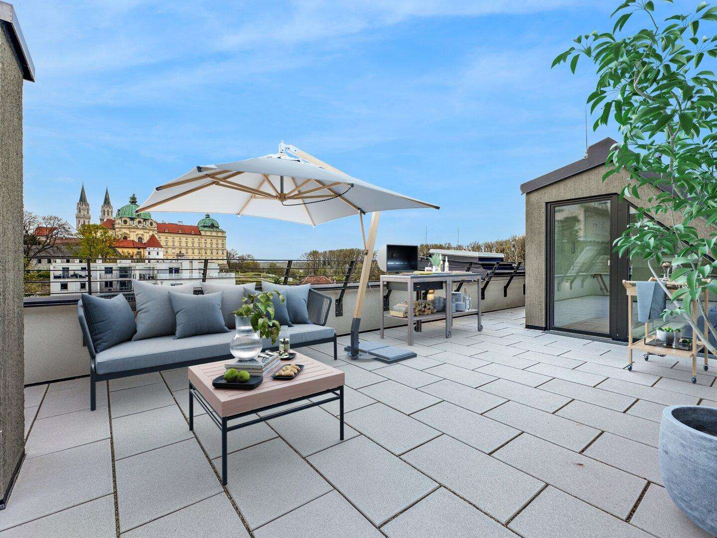 4-Zimmer Terrassenwohnung | Erstbezug in Klosterneuburg