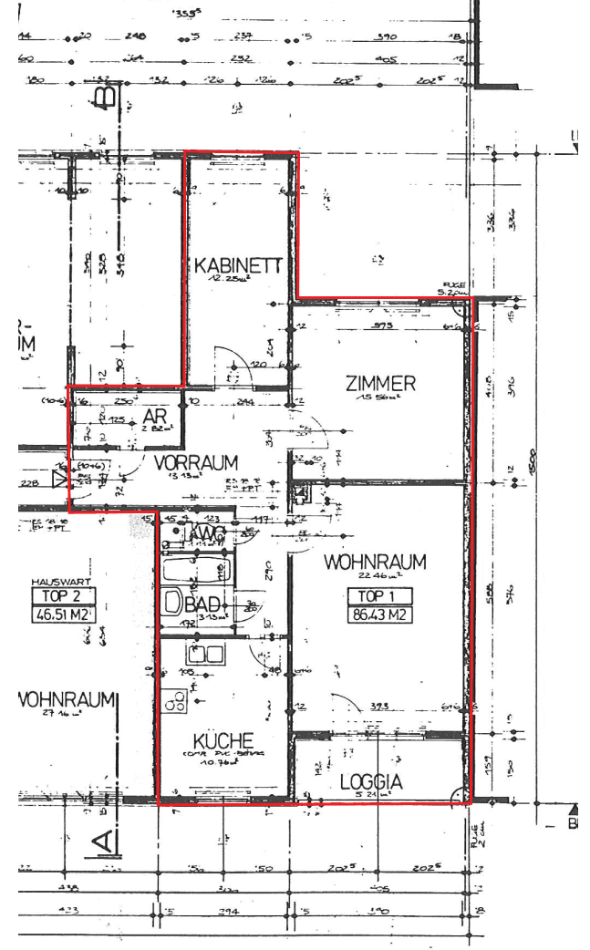 3 Zimmer Wohnung in Zentraler Lage