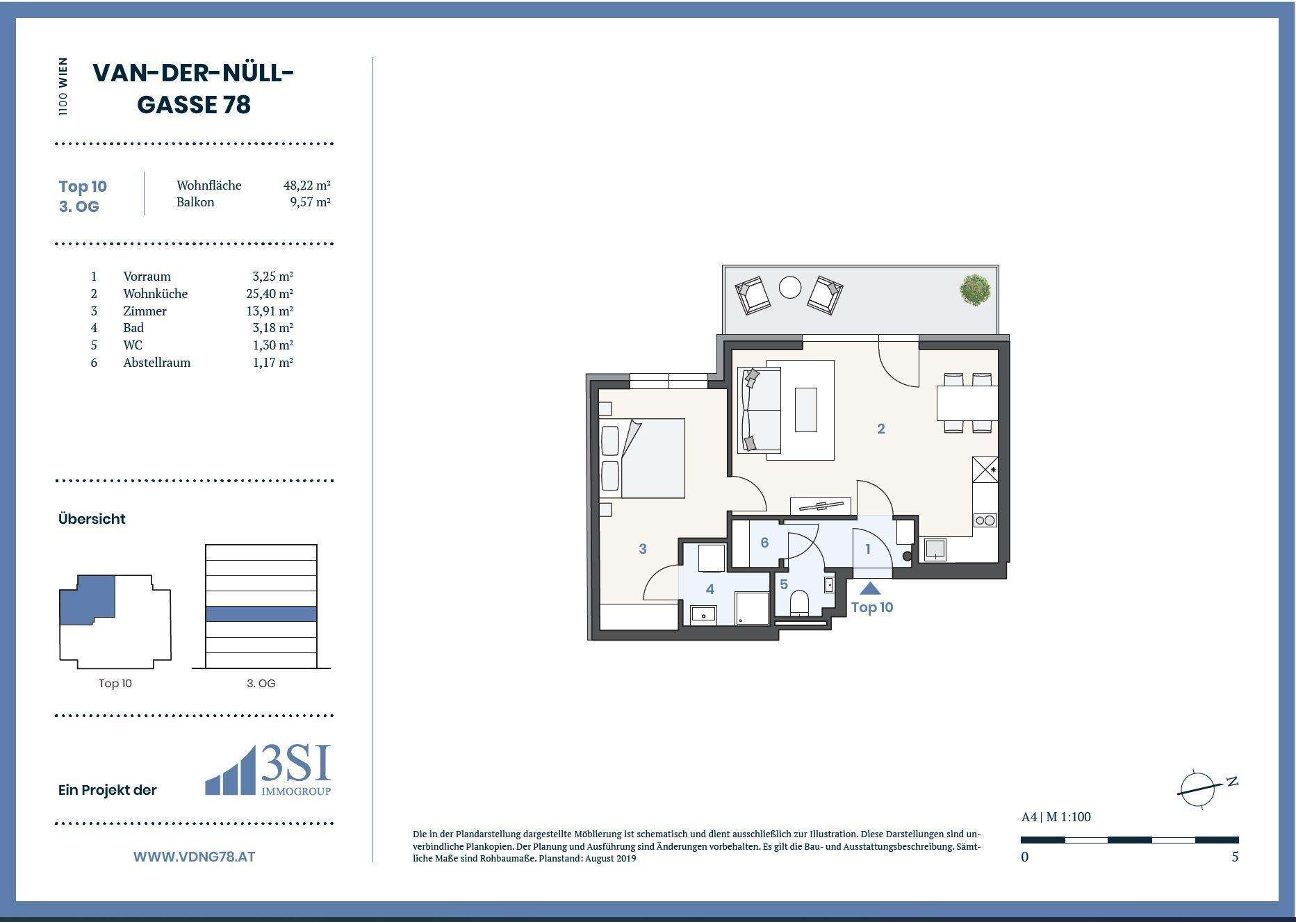 Provisionsfrei,Lichtdurchflutete Neubauwohnung im 3.Stock