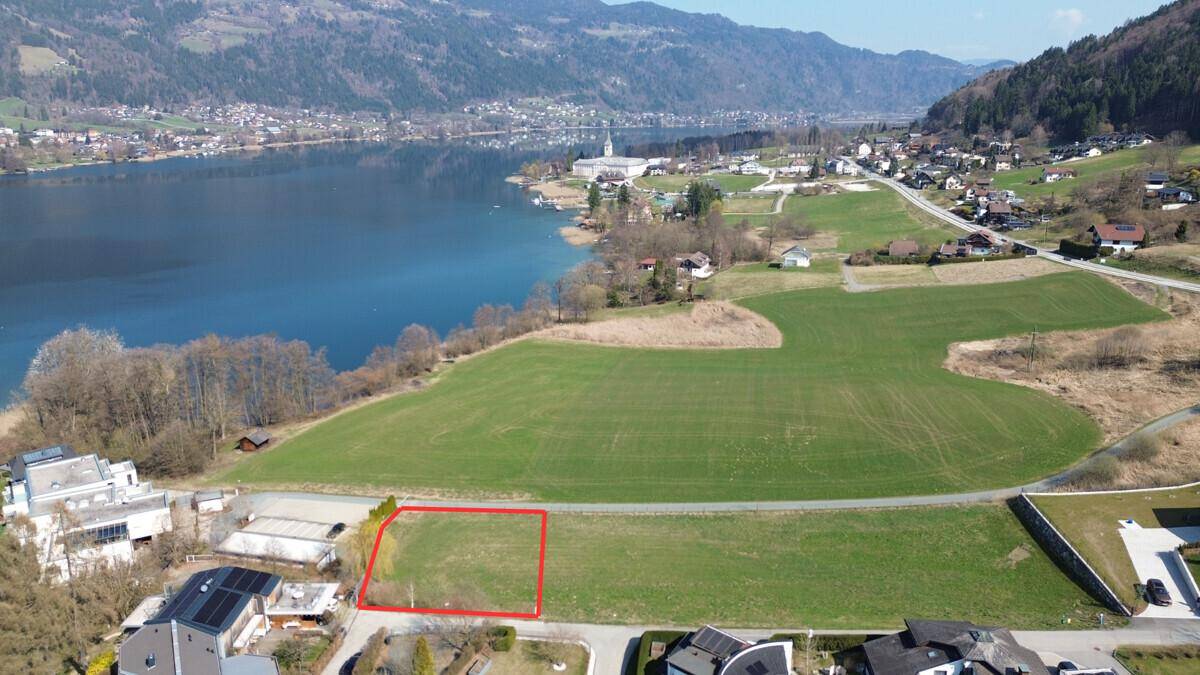 Ossiacher See zu Ihren Füßen – Baugrundstück in herrlicher Aussichtslage - Ansicht 2