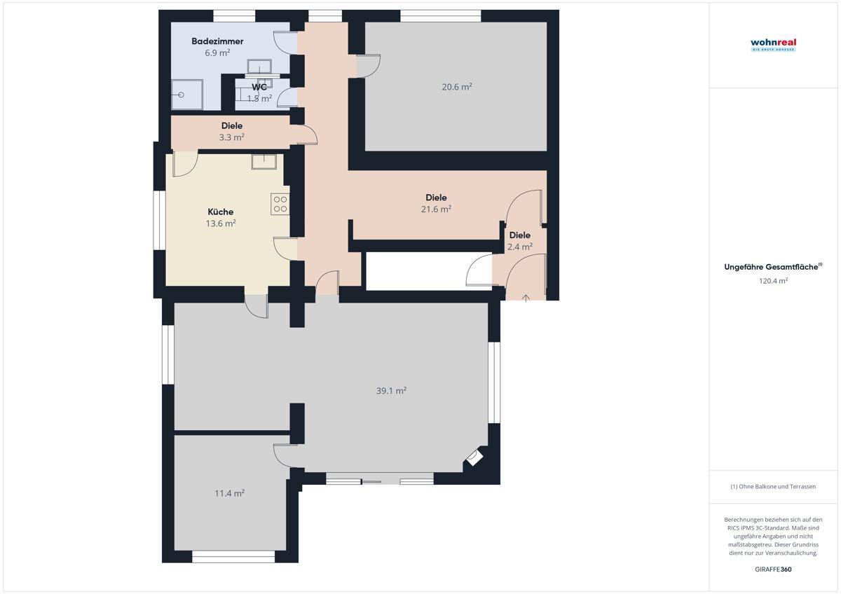 Wohnbungalow Erdgeschoss