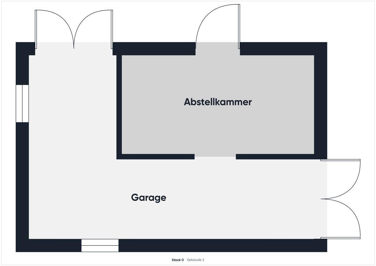 Grundrissplan Nebengebäude