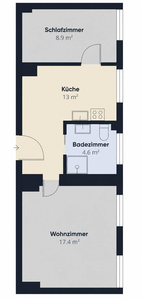 Wohnung 5, 1. Obergeschoss