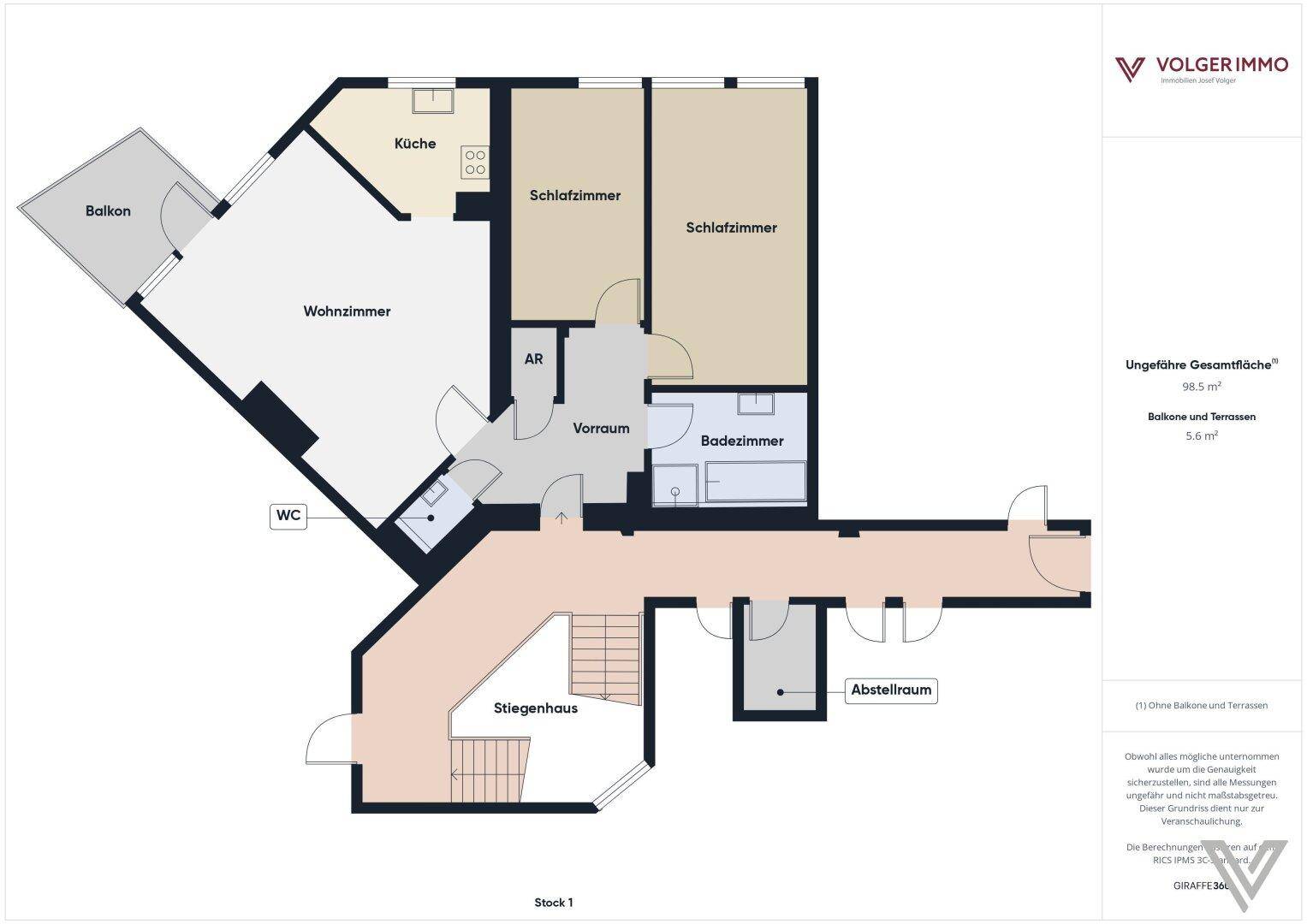 Grundriss Wohnung
