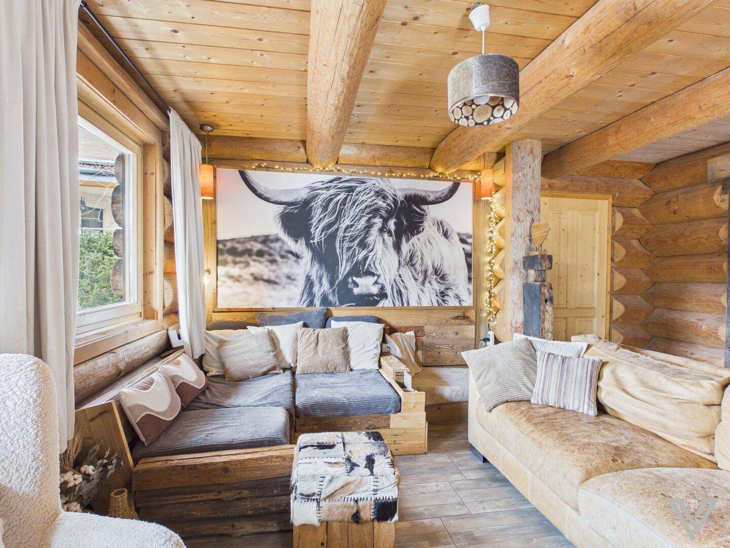 Charmantes Holzblockhaus mit gemütlicher Ferienwohnung – pohled 6