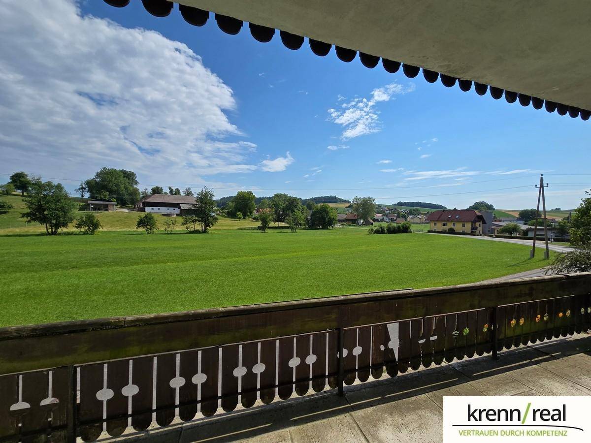Ausblick Balkon