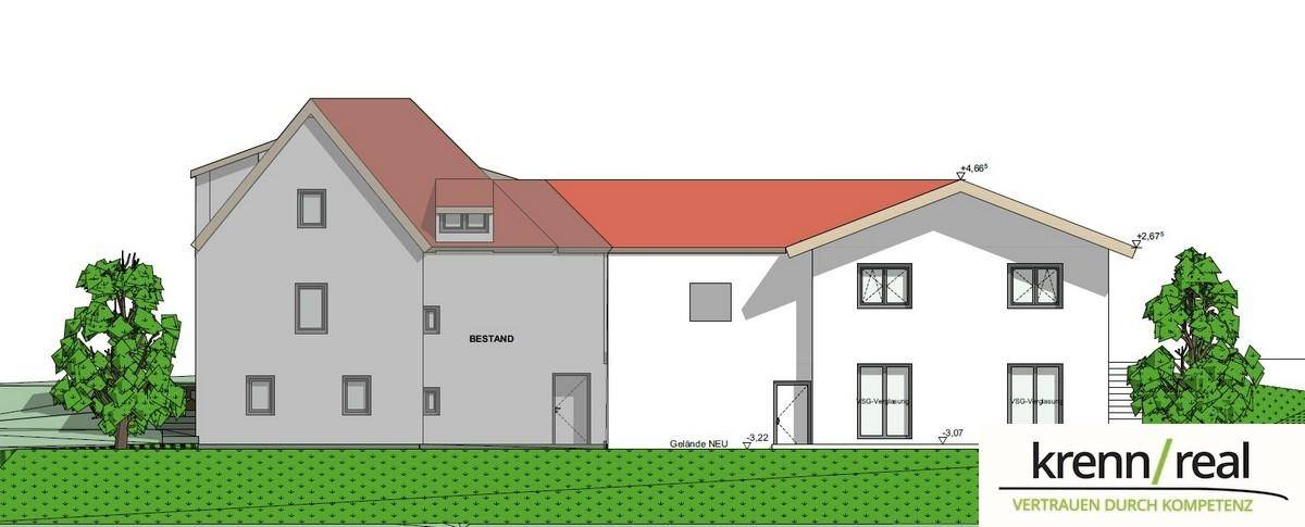 Seltene Gelegenheit: Wohnhaus mit ausgearbeiteter Zubauplanung - Widok 2