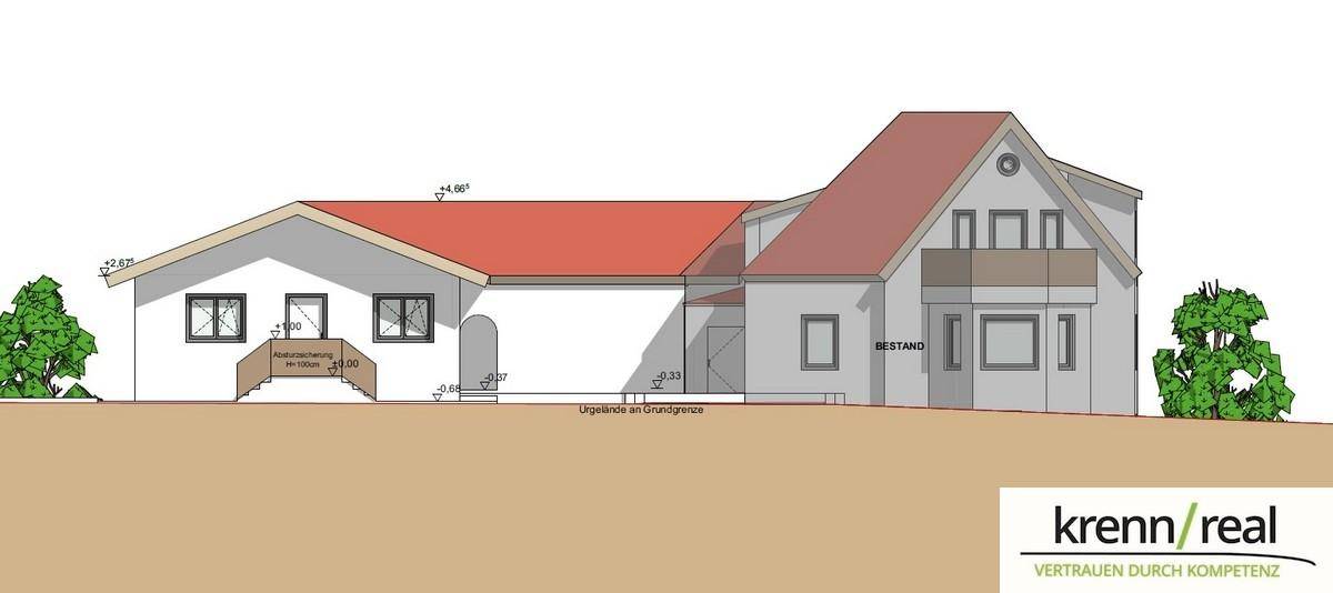 Seltene Gelegenheit: Wohnhaus mit ausgearbeiteter Zubauplanung - Widok 3