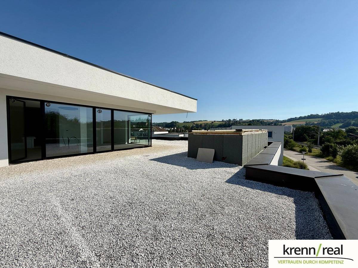 Nur 15 Minuten nach Linz - Moderner Neubau mit großer Dachterrasse - Ansicht 3