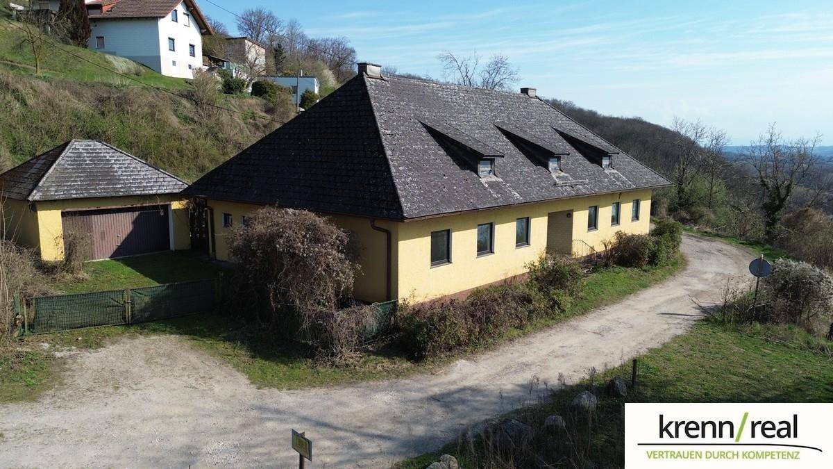 Altbestand in toller Lage (mit ca. 45.000 m² Nutzgrund) und Blick auf Linz - Ansicht 4