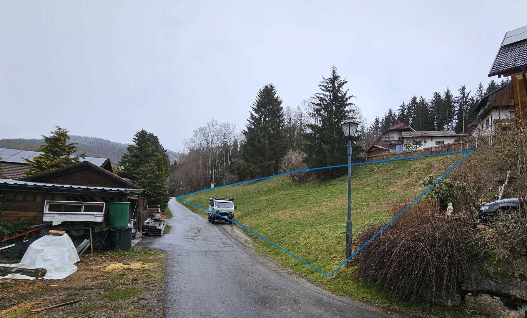 Leichte Hanglage im Ortsteil St. Georgen