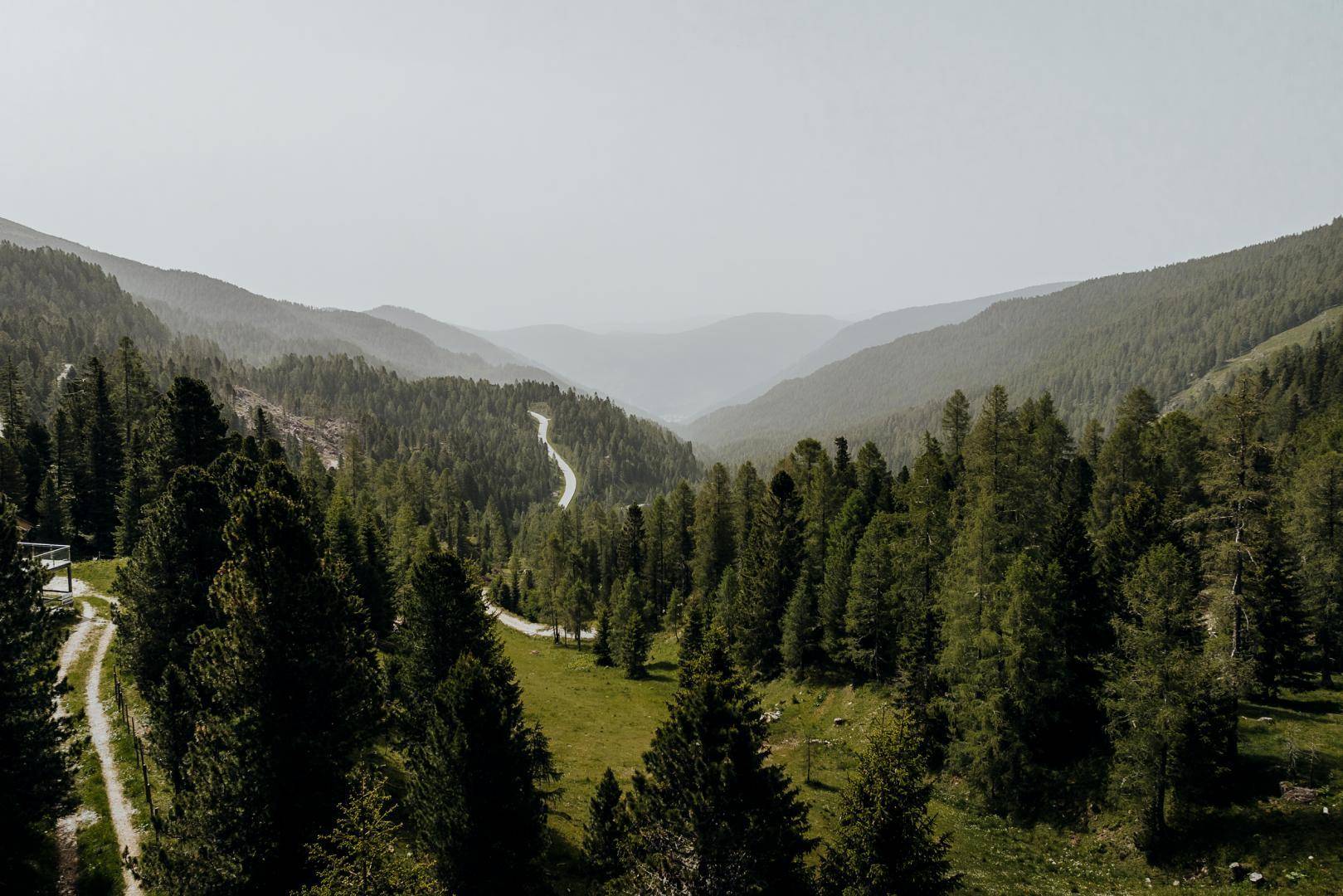 Ausblick Richtung Süden - Kärntner Karawanken