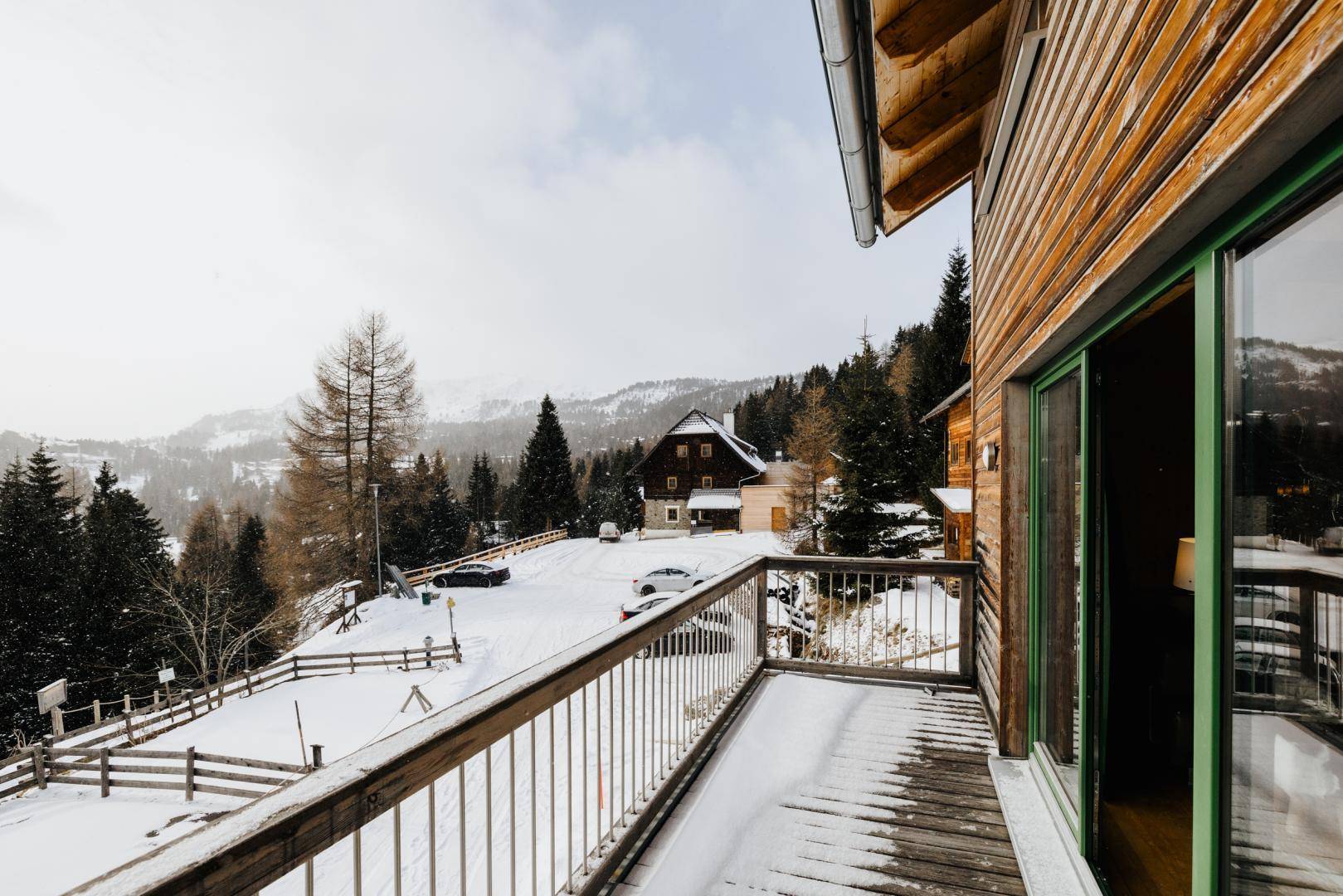 Balkon mit Panoramablick Richtung Süden