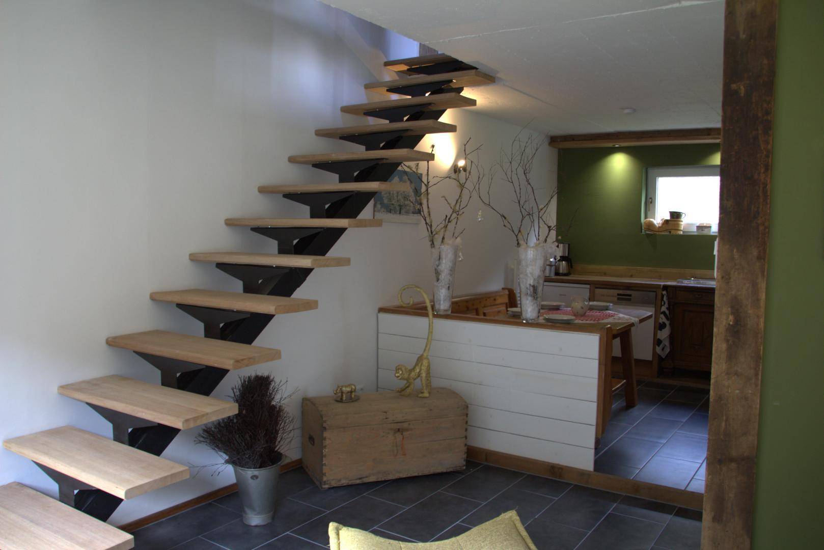 Ferienapartment - Aufgang