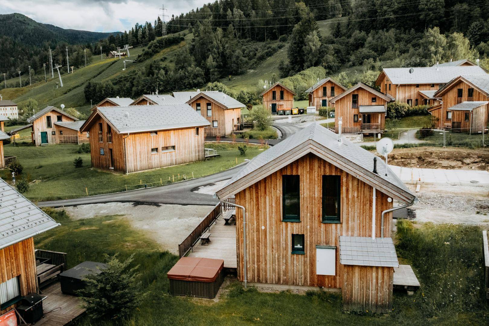 Skigebiet Kreischberg in Sichtweite
