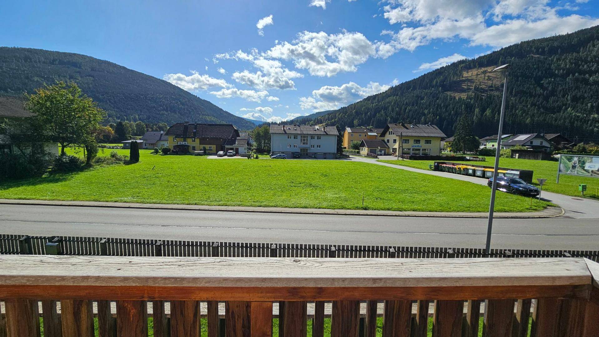 Ausblick vom Balkon