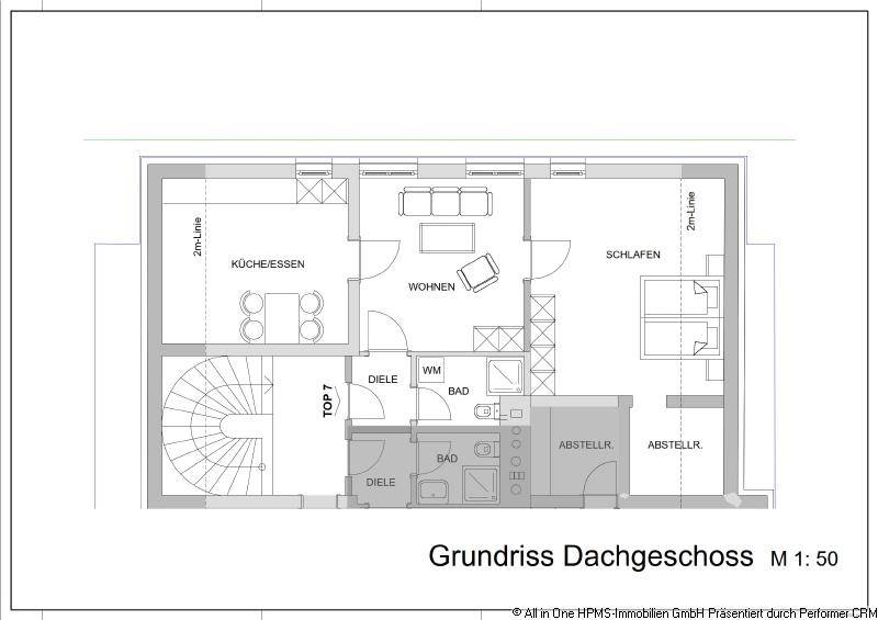 Grundriss Dachgeschoss