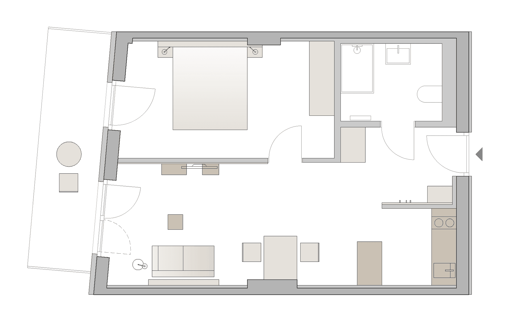 room4rent - Ihr Zuhause auf Zeit | Q-Tower / SUITE - Ansicht 3