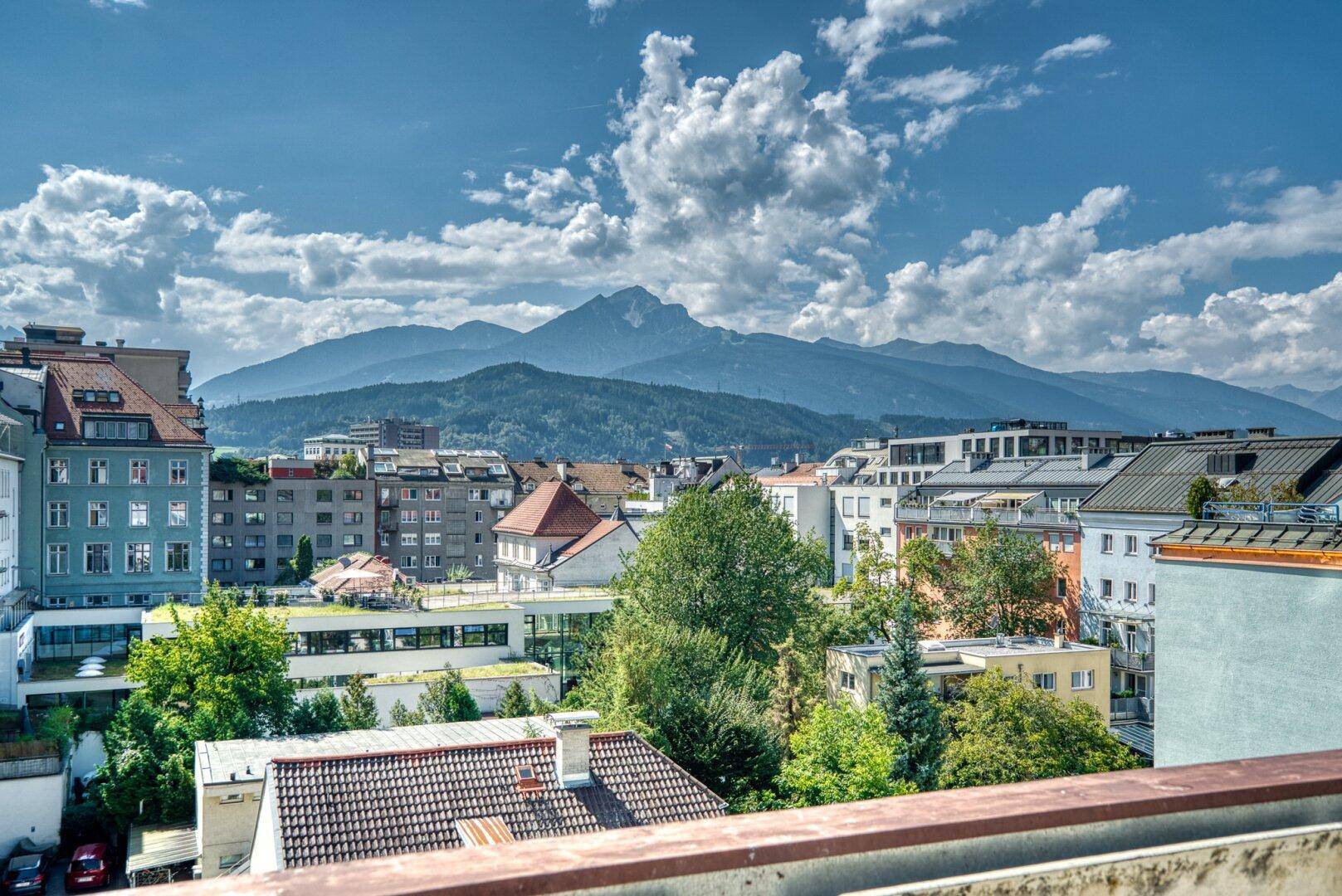 Ausblick nach Süden von der Südterrasse