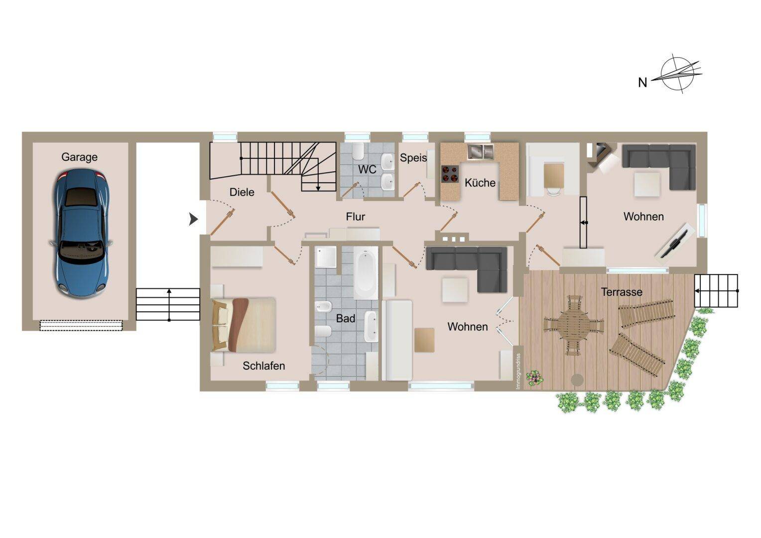 Grundrissplan EG