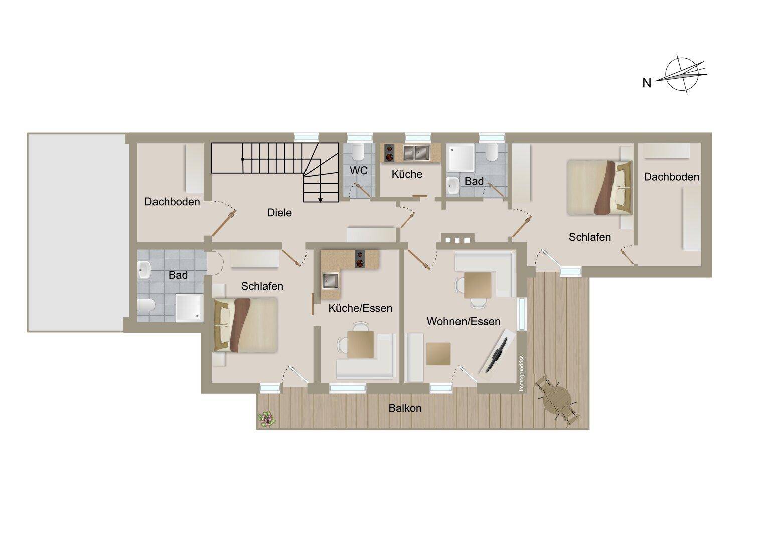 Grundrissplan OG