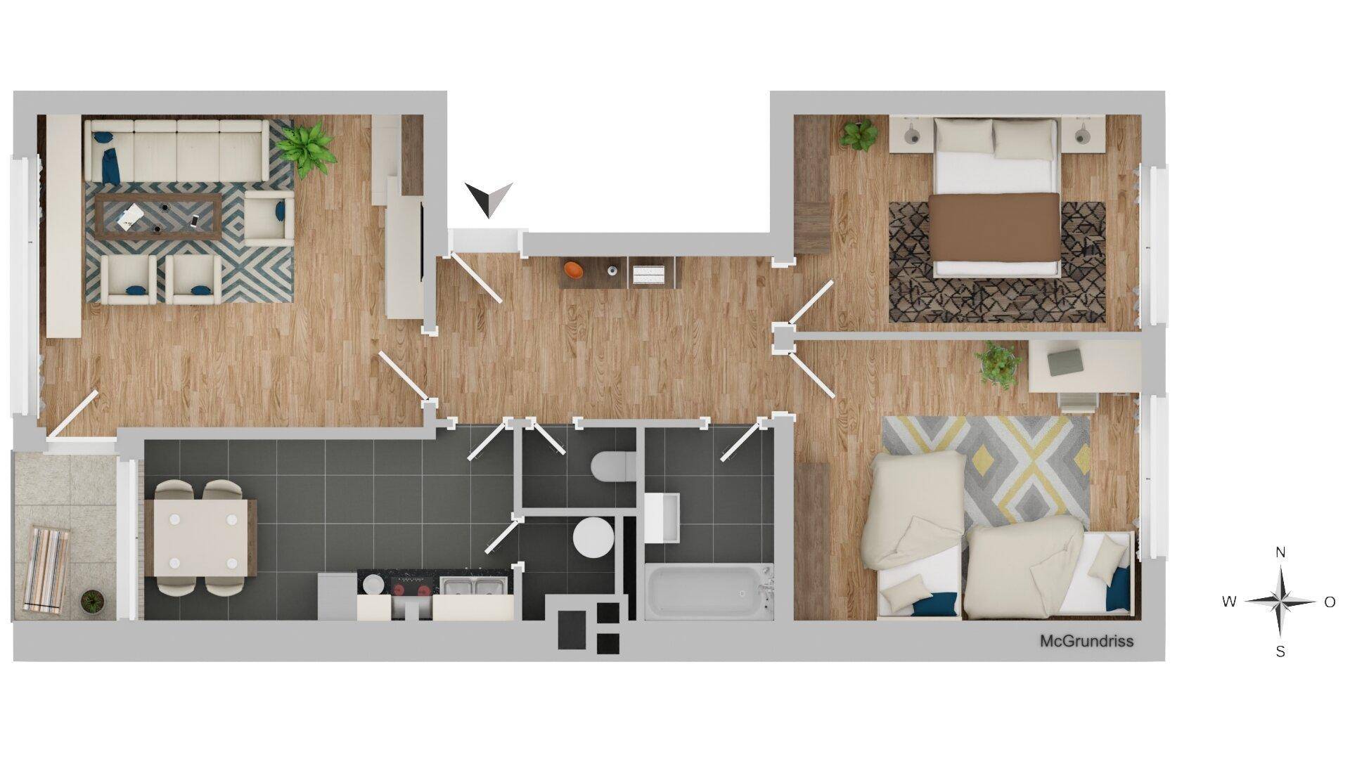 Grundrissplan