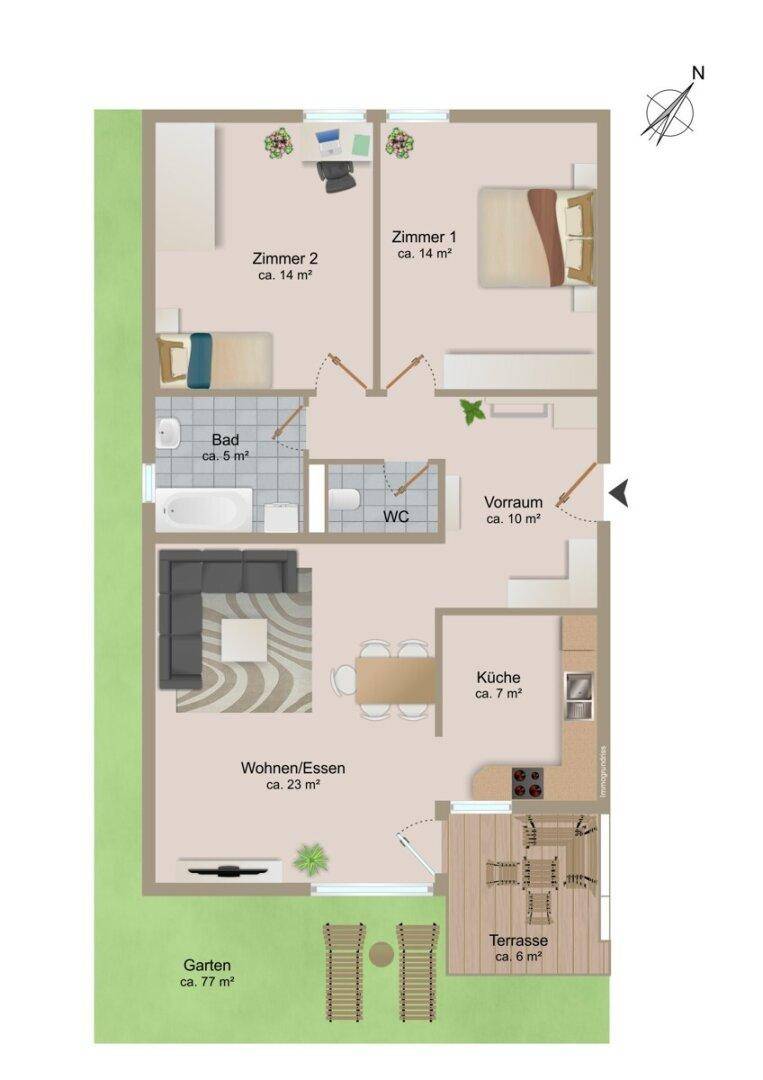 Grundrissplan