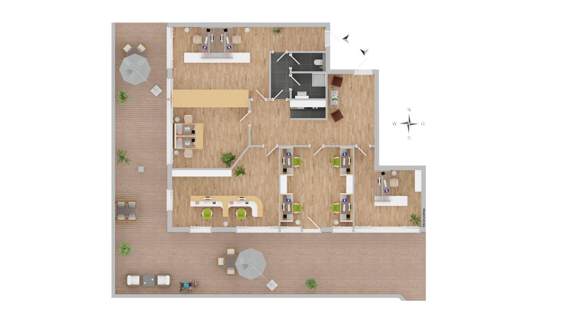 Moderne Bürofläche in Mils bei Hall in Tirol – ideal für Startups &amp; Co-Working - Ansicht 5