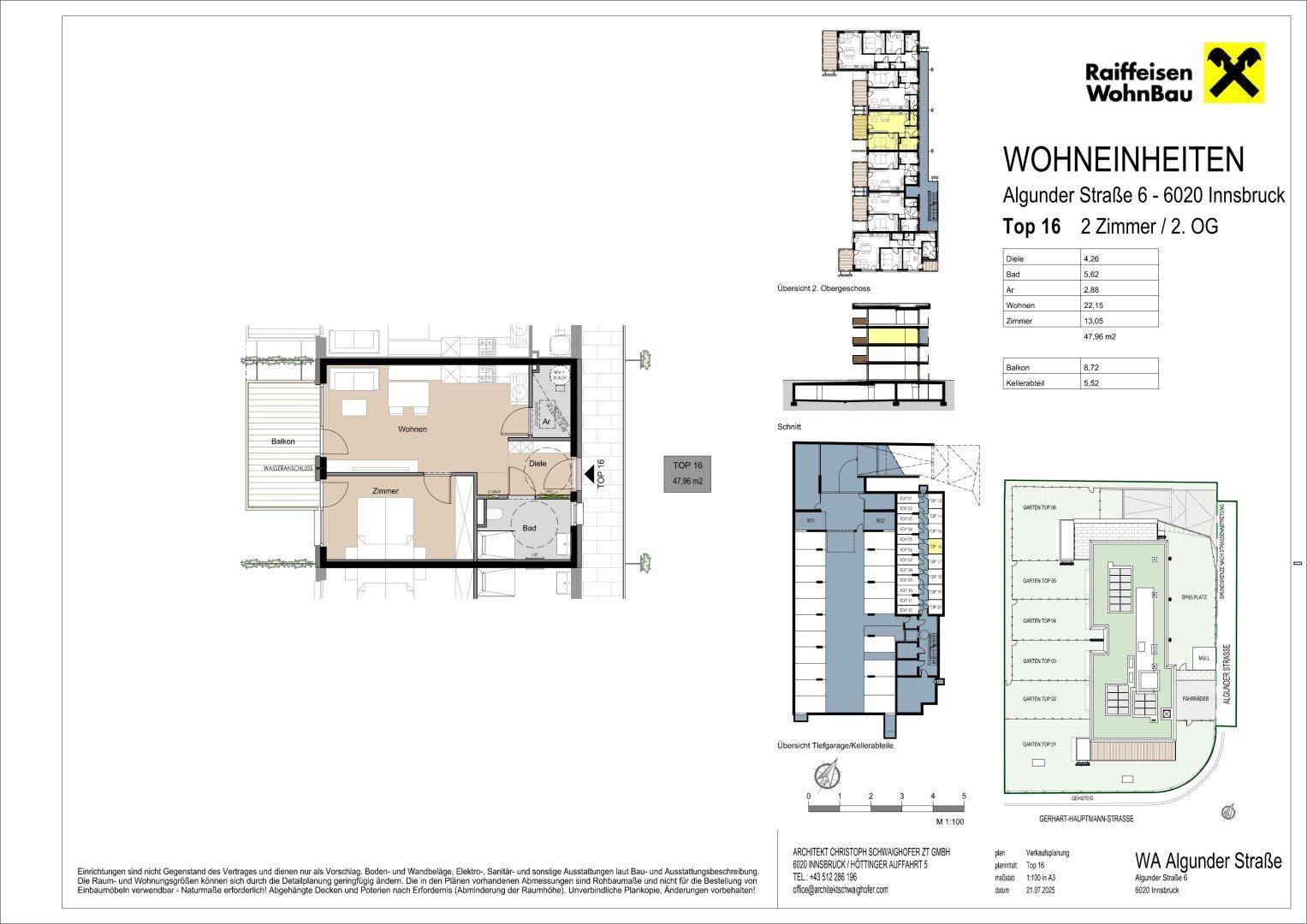"Quality Living in Amras" Top 16 | Kompakte 2-Zimmer-Wohnung - Ansicht 5
