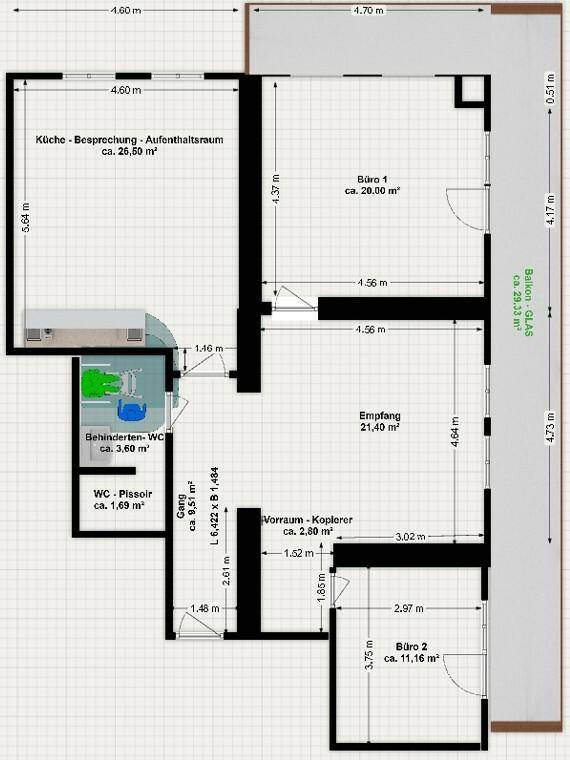 Grundrissplan