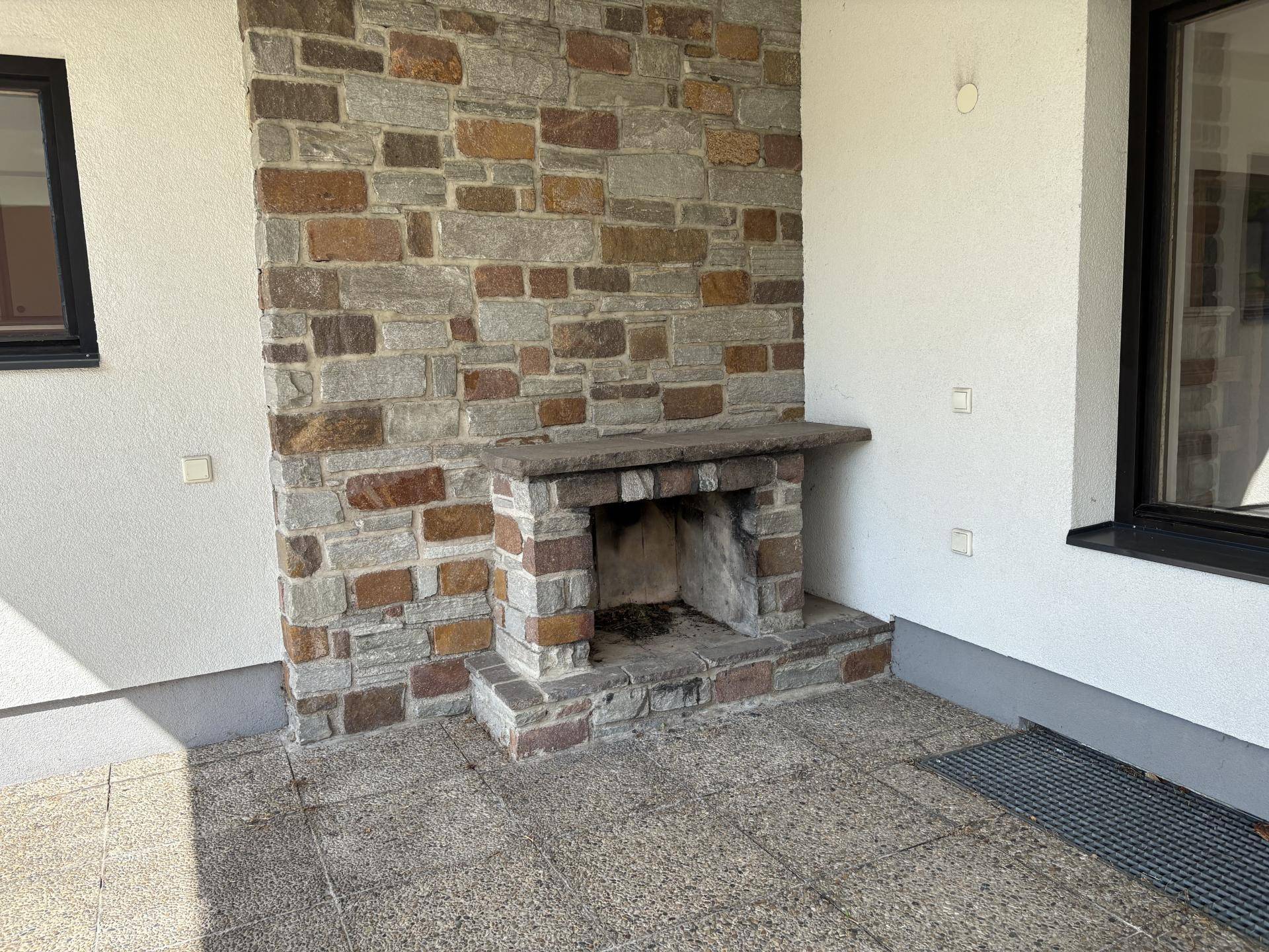Kamin Terrasse Erdgeschoss