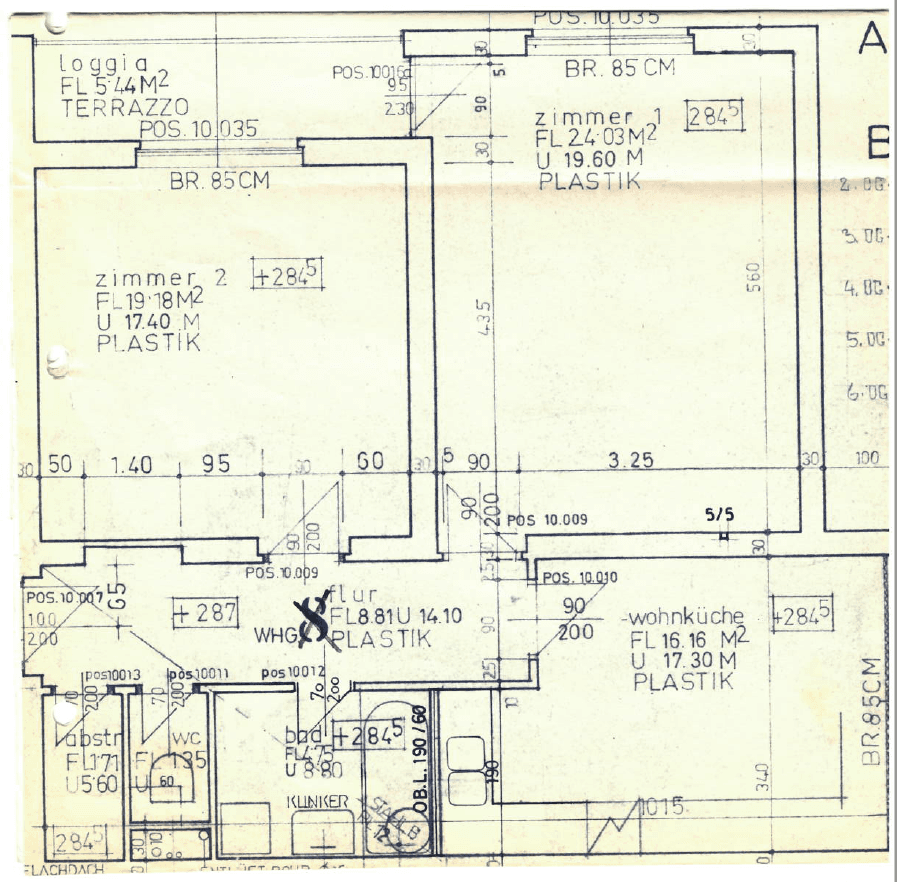 Wohnungsplan