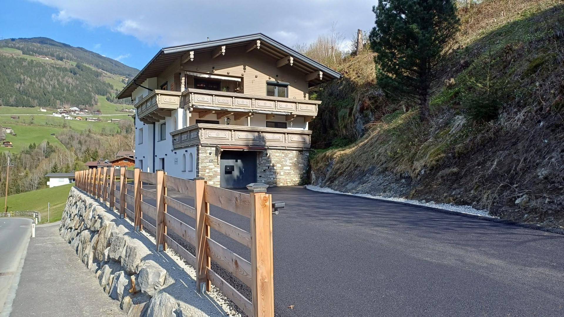 Zufahrt zum Haus