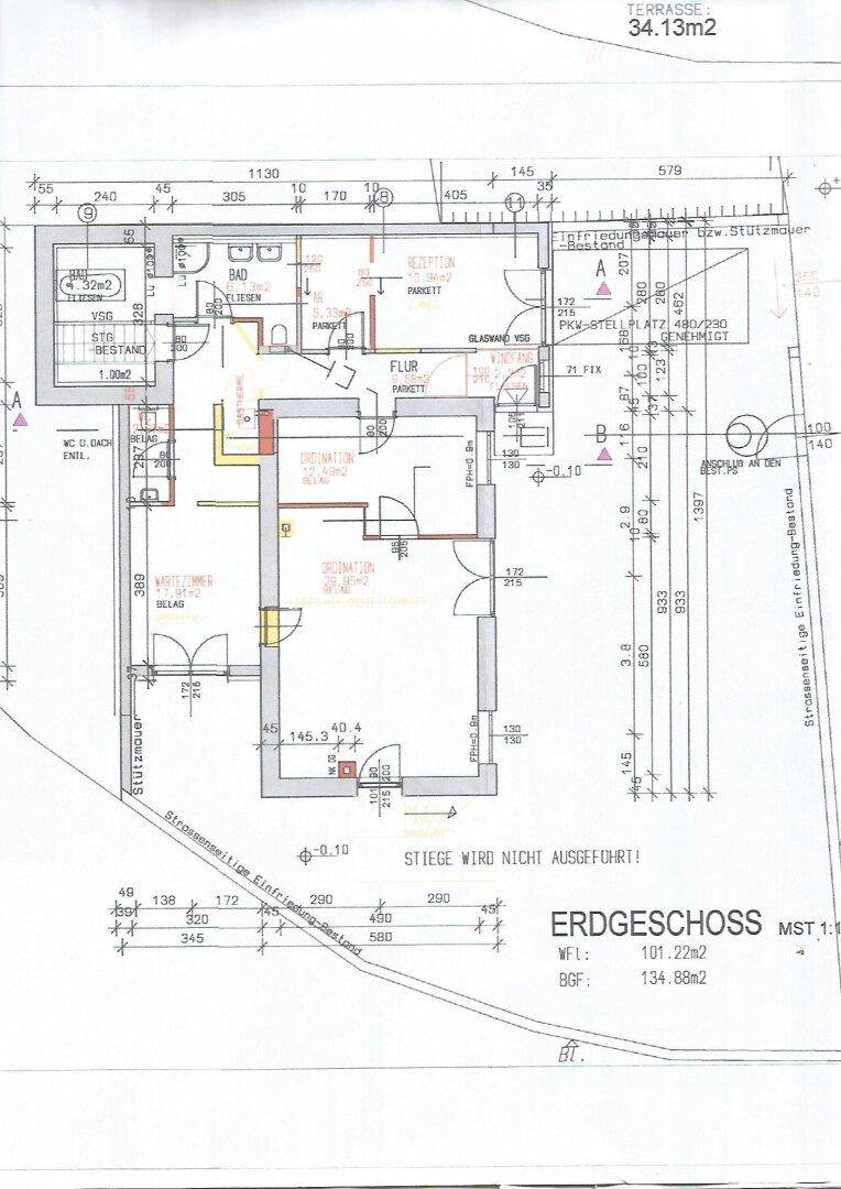 Plan Erdgeschoss