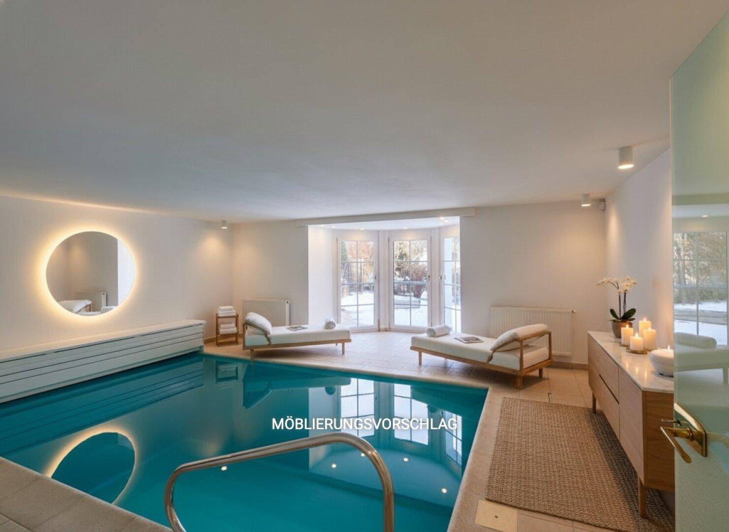Wohnen wie im Urlaub - Traumhaftes Einfamilienhaus mit Pool, Sauna &amp; Garten am Wienerwald – pohled 3