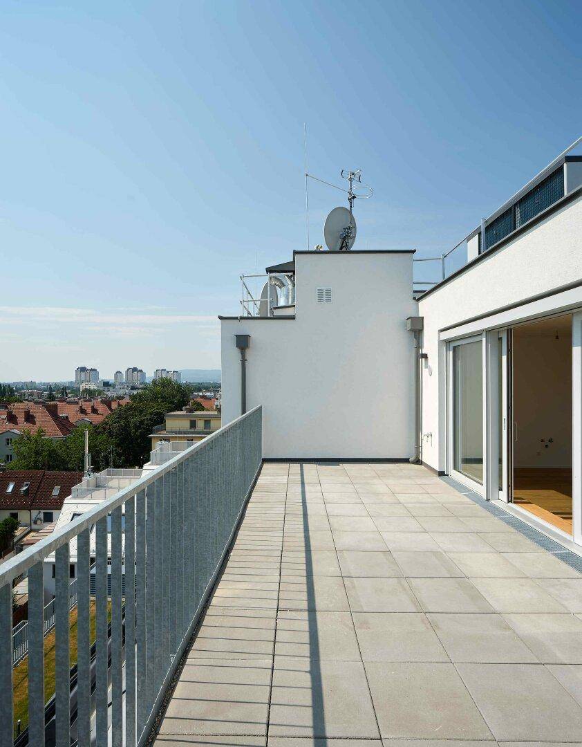 Großzügige Dachterrasse