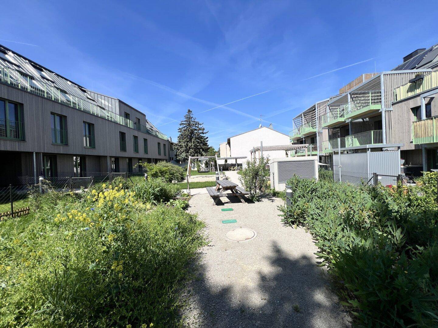 Garten zwischen Stiege 1 und Stiege 2