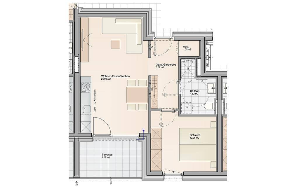 Baustart fixiert! 2-Zimmer Terrassenwohnung mit Südausrichtung - Więcej