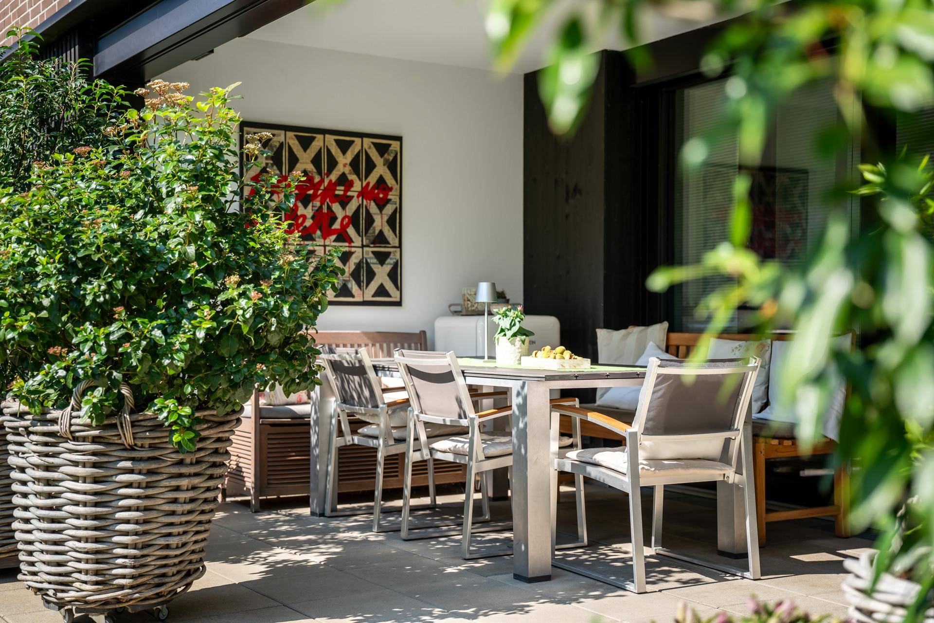 Blick zur Terrasse