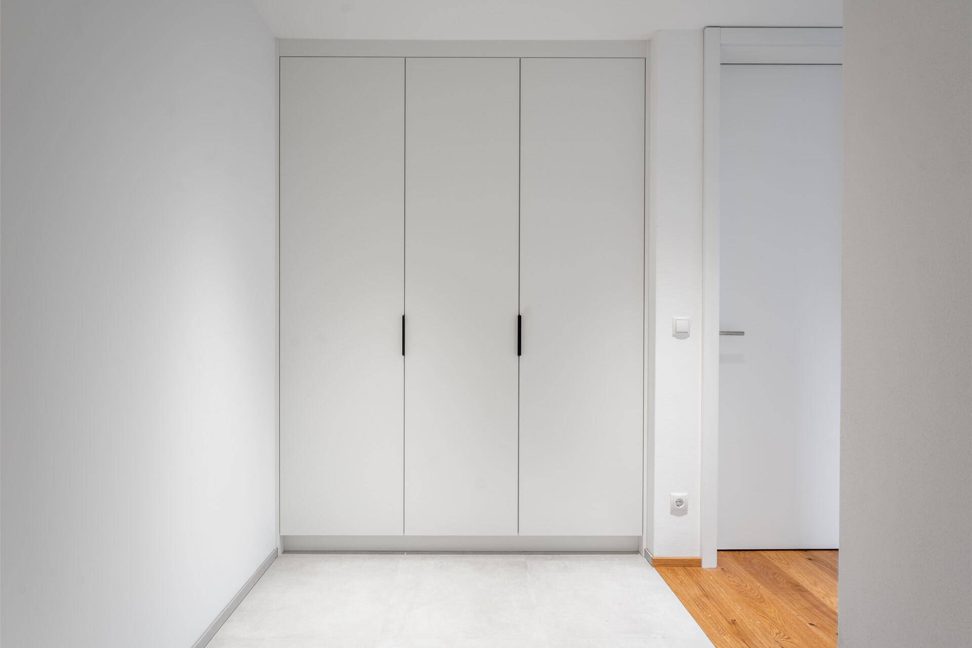 Einbauschrank bietet viel Stauraum
